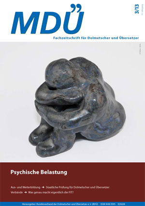 issue 3/2013 of "MDÜ"